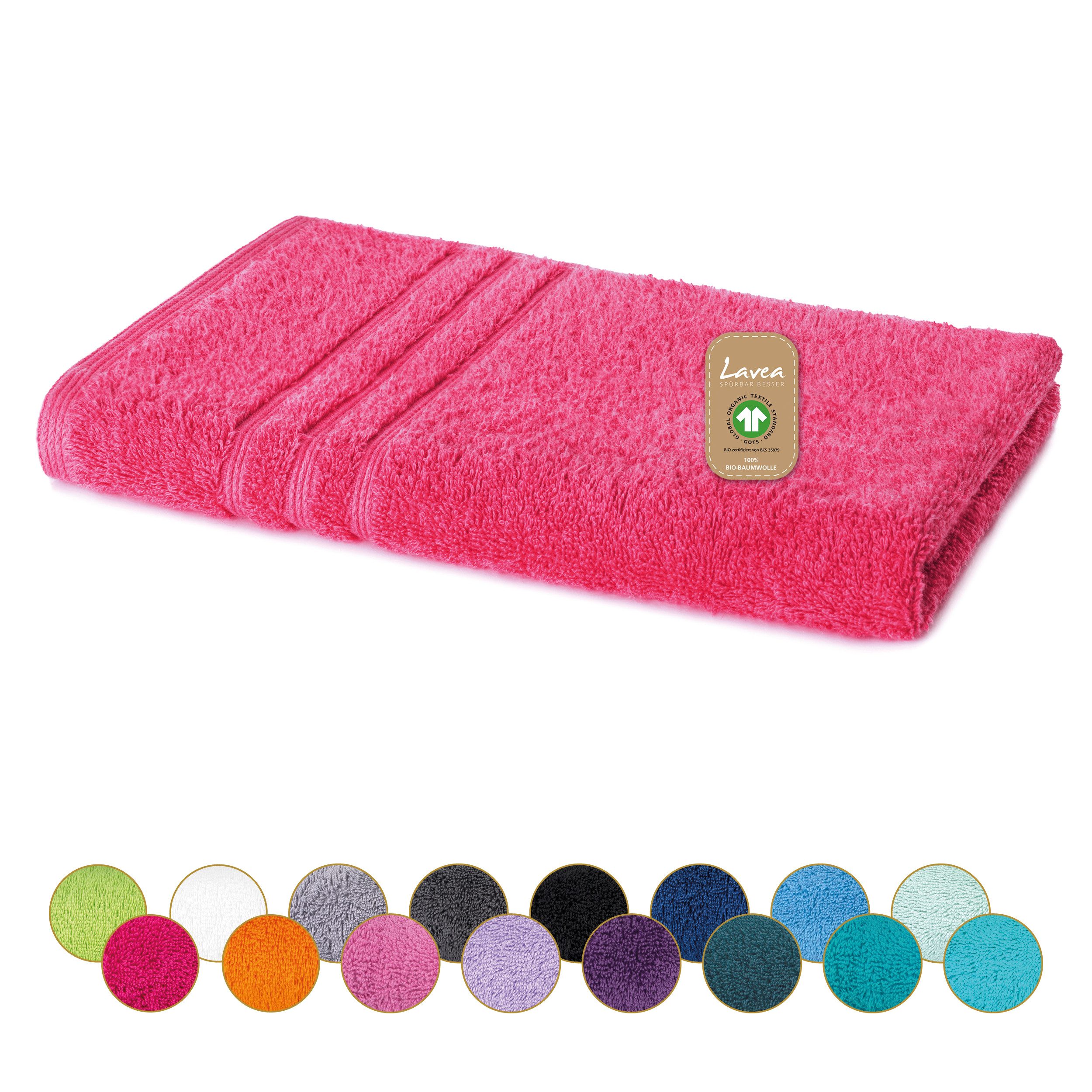 Lavea Handtücher Bali Handtuch 50x100 cm, Weiches Bio-Baumwollfrottee (1-St günstig online kaufen