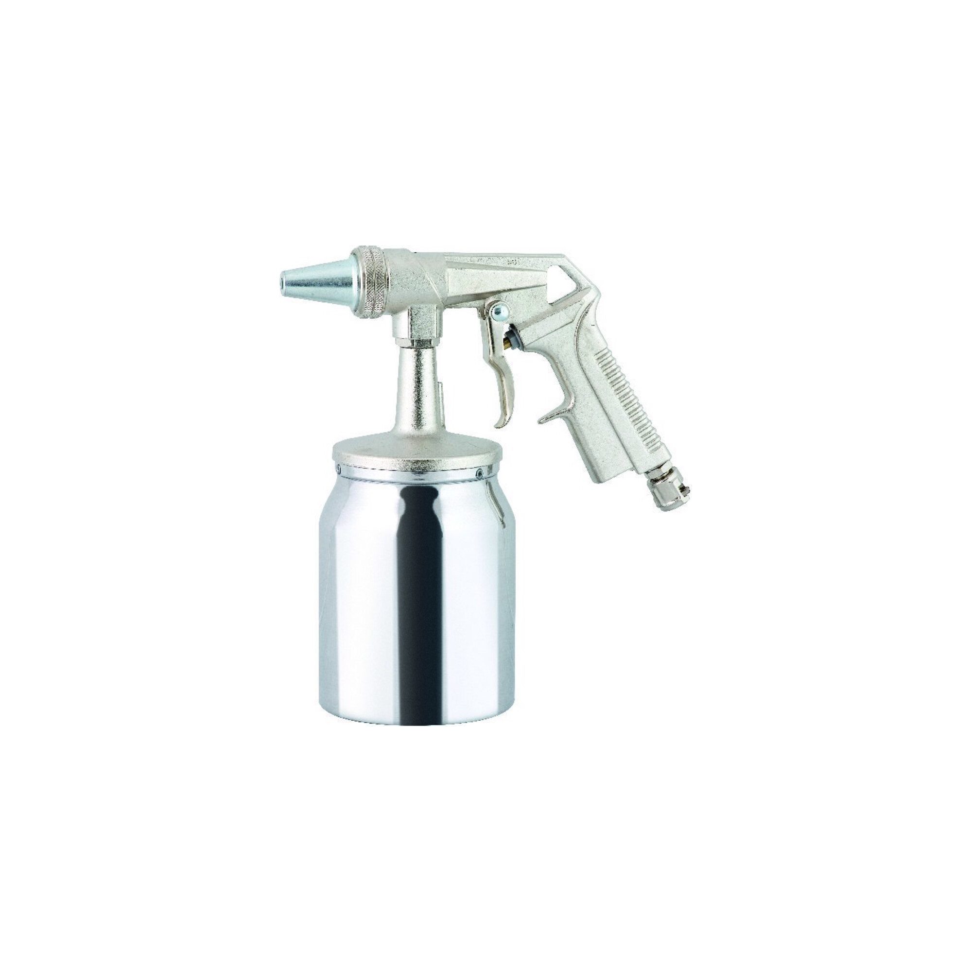 RIEGLER Druckluft-Stabschleifer Riegler Sandstrahlpistole mit Alu-Becher, Düse 6mm, Stecker NW7,2