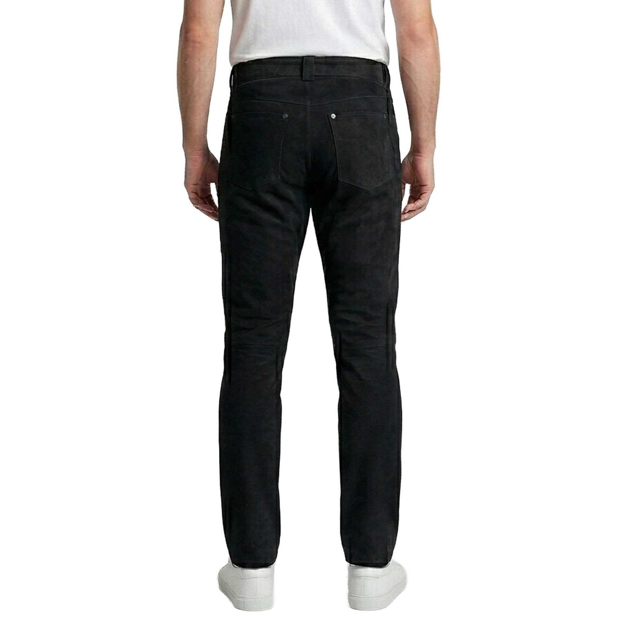 Maddox Lederhose Bora MADDOX - Herren Lederhose Lammnubuk schwarz