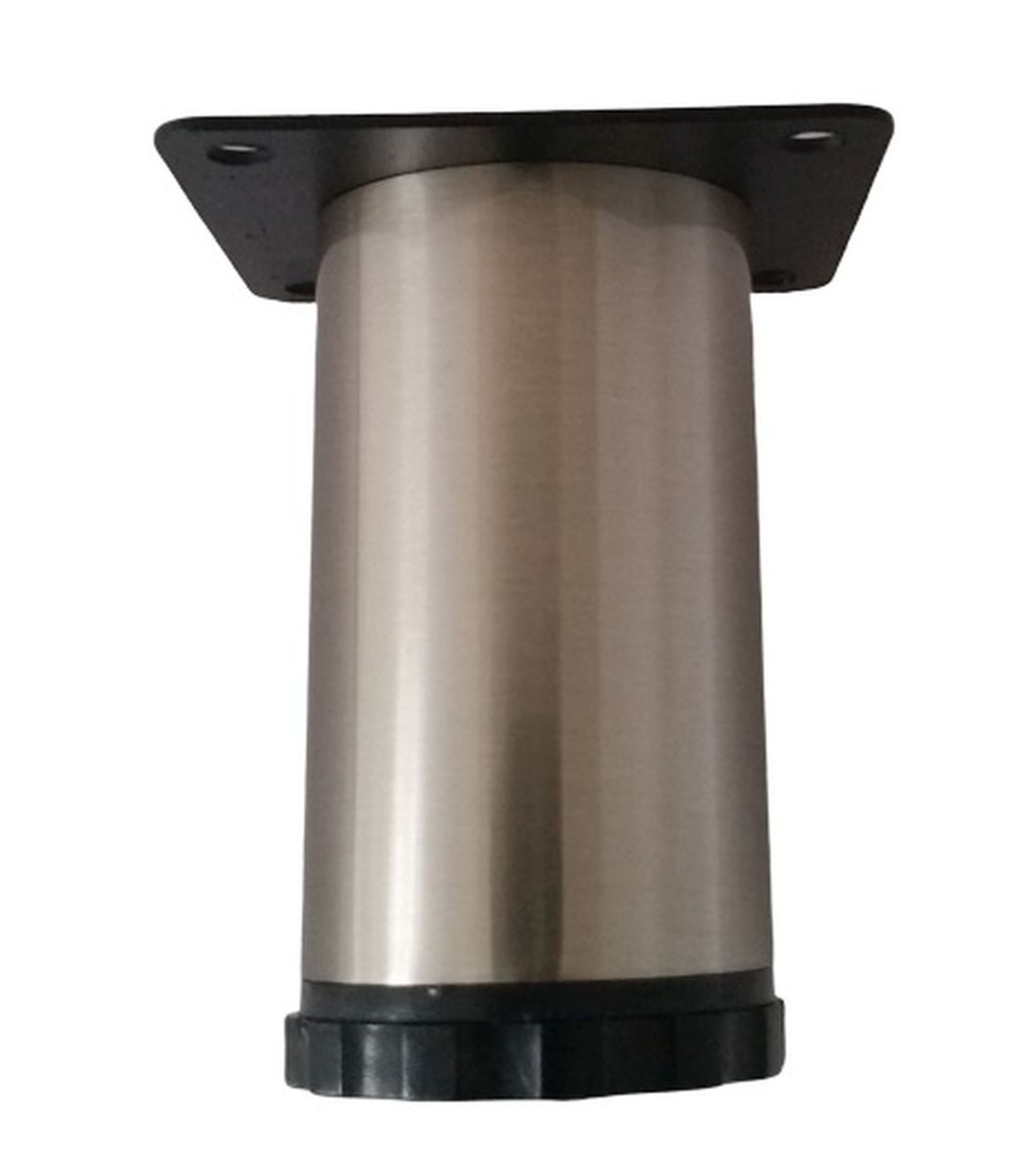 livingpoint24 Möbelfuß Möbelfuß 60mm höhenverstellbar +25mm Möbelbein Ø 42mm Stützfuss Möbel, (1-St)