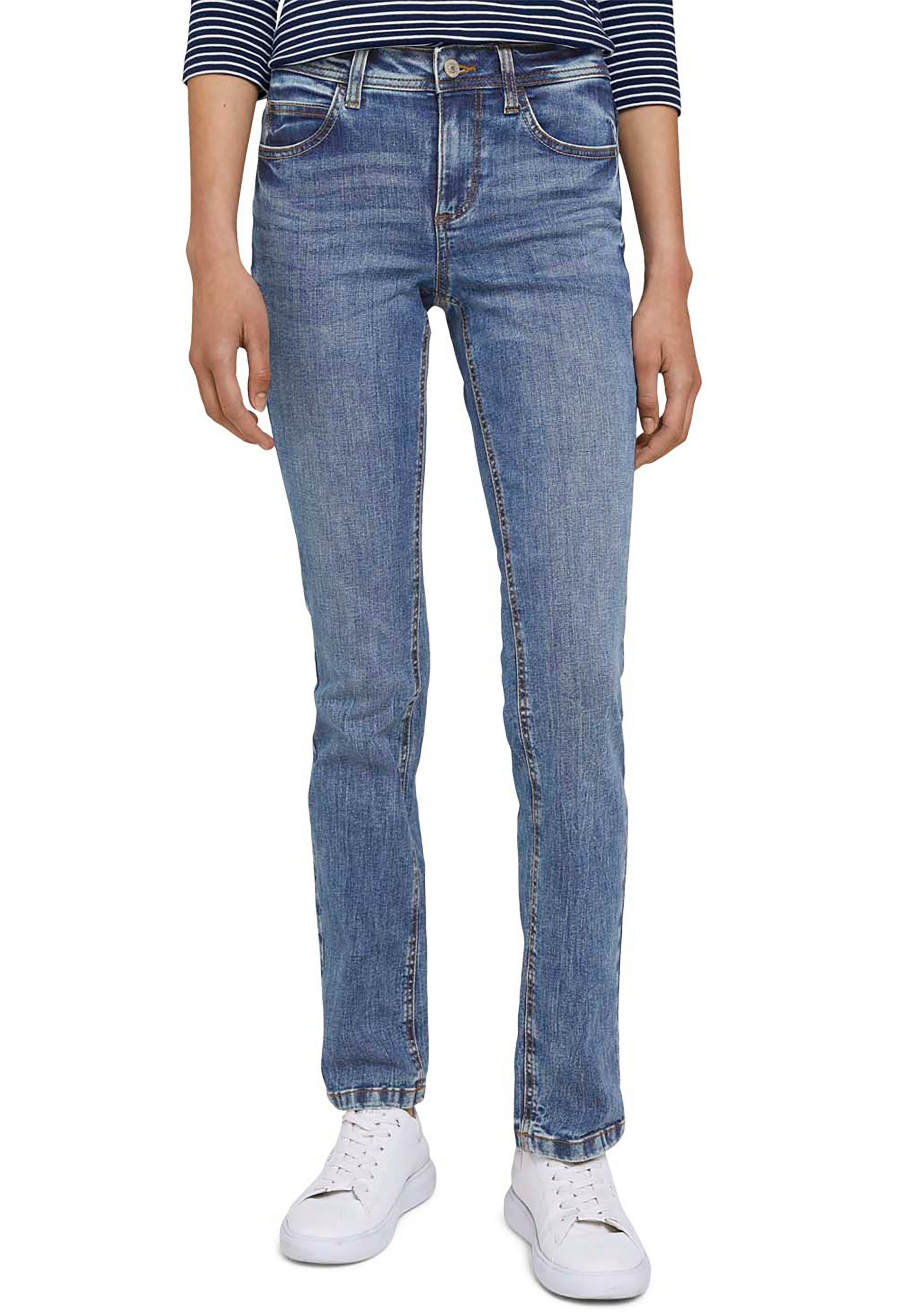 TOM TAILOR Straight-Jeans Alexa Straight in 5-Pocket-Form