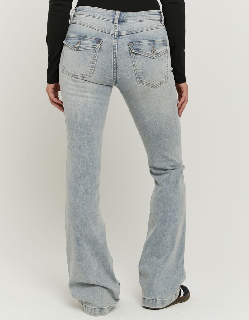 Tally Weijl Bootcut-Jeans SPADEBOOTY Baumwollmischung, Mid Waist