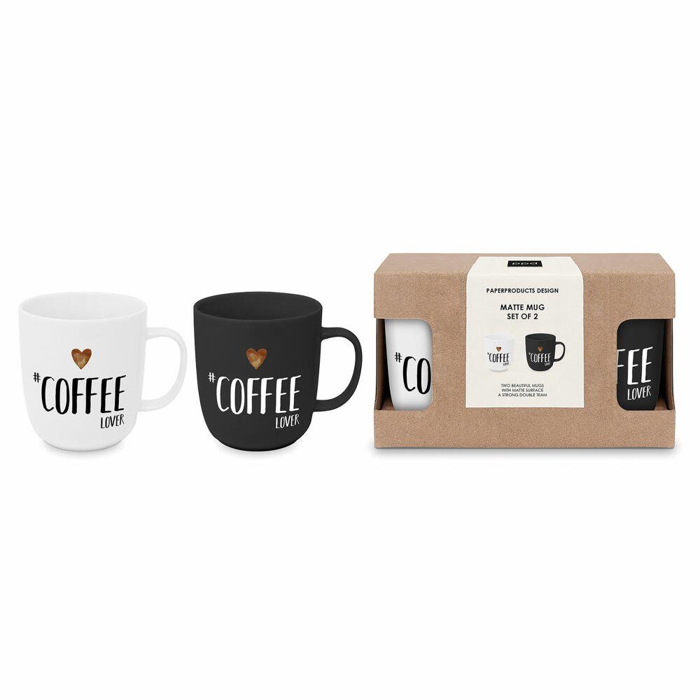 Tasse Coffee Lover x Matte Mug 2er Set 400 ml
