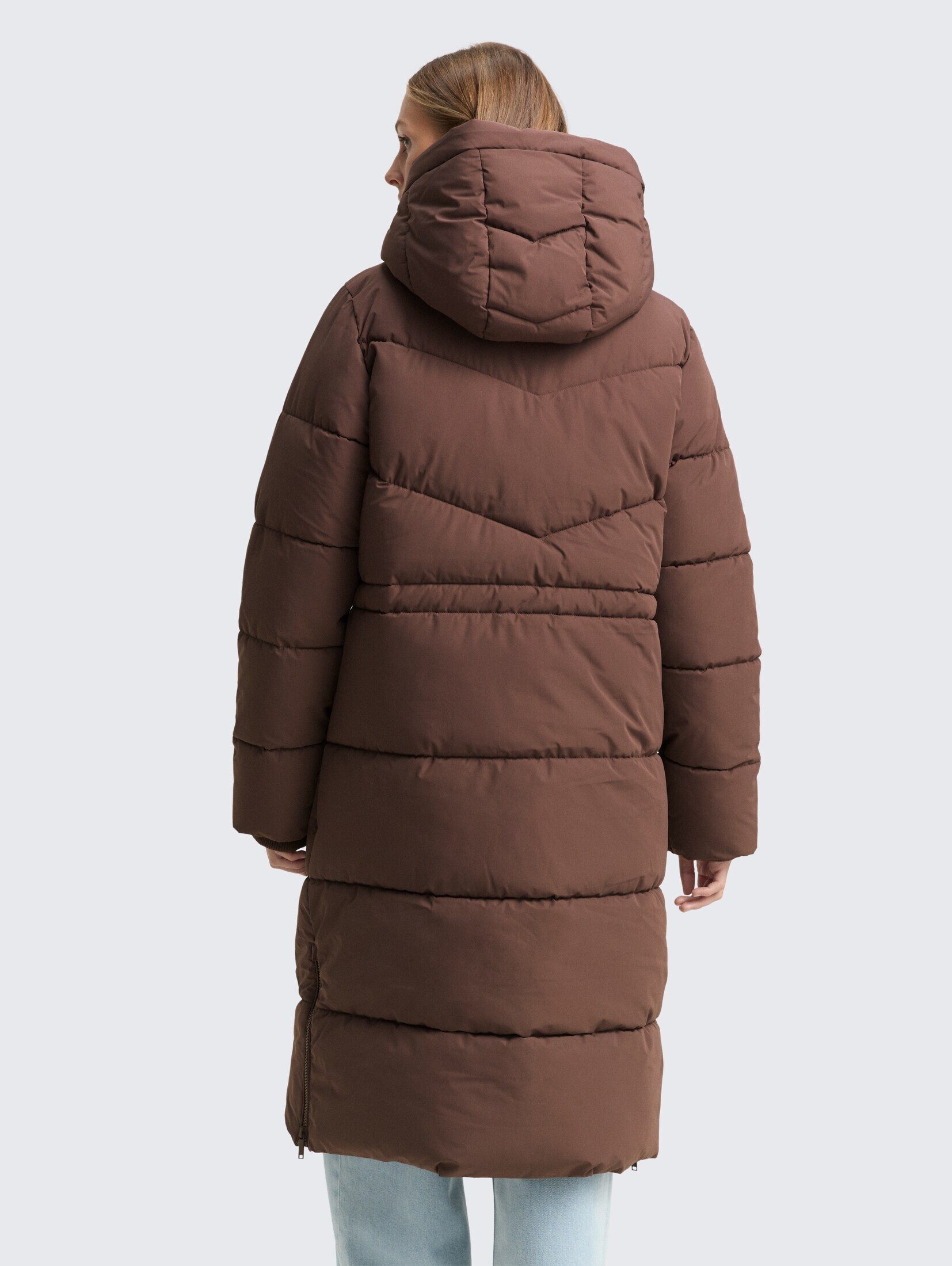 TOM TAILOR Denim Steppmantel Jacken Puffer-Mantel mit Kapuze