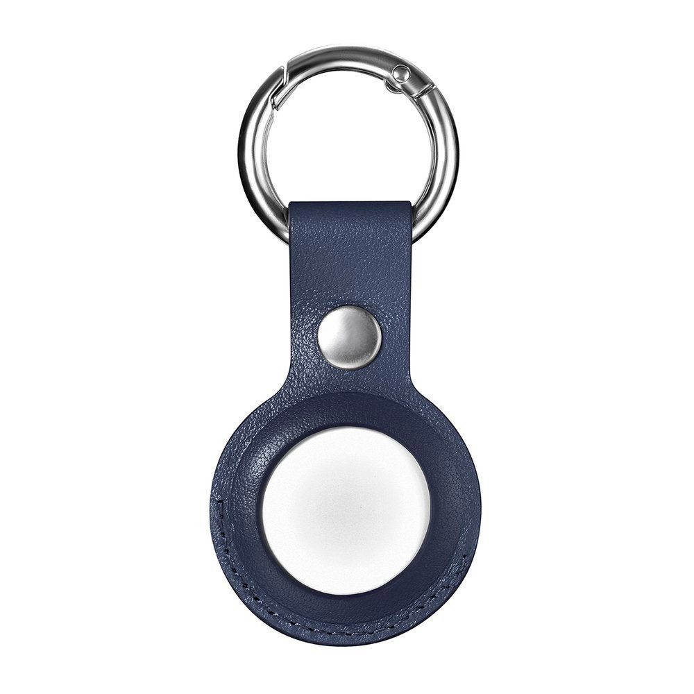 cofi1453 Schlüsselanhänger Case für AirTag Schutz Hülle Cover Schlüsselanhänger Apple AirTag Blau