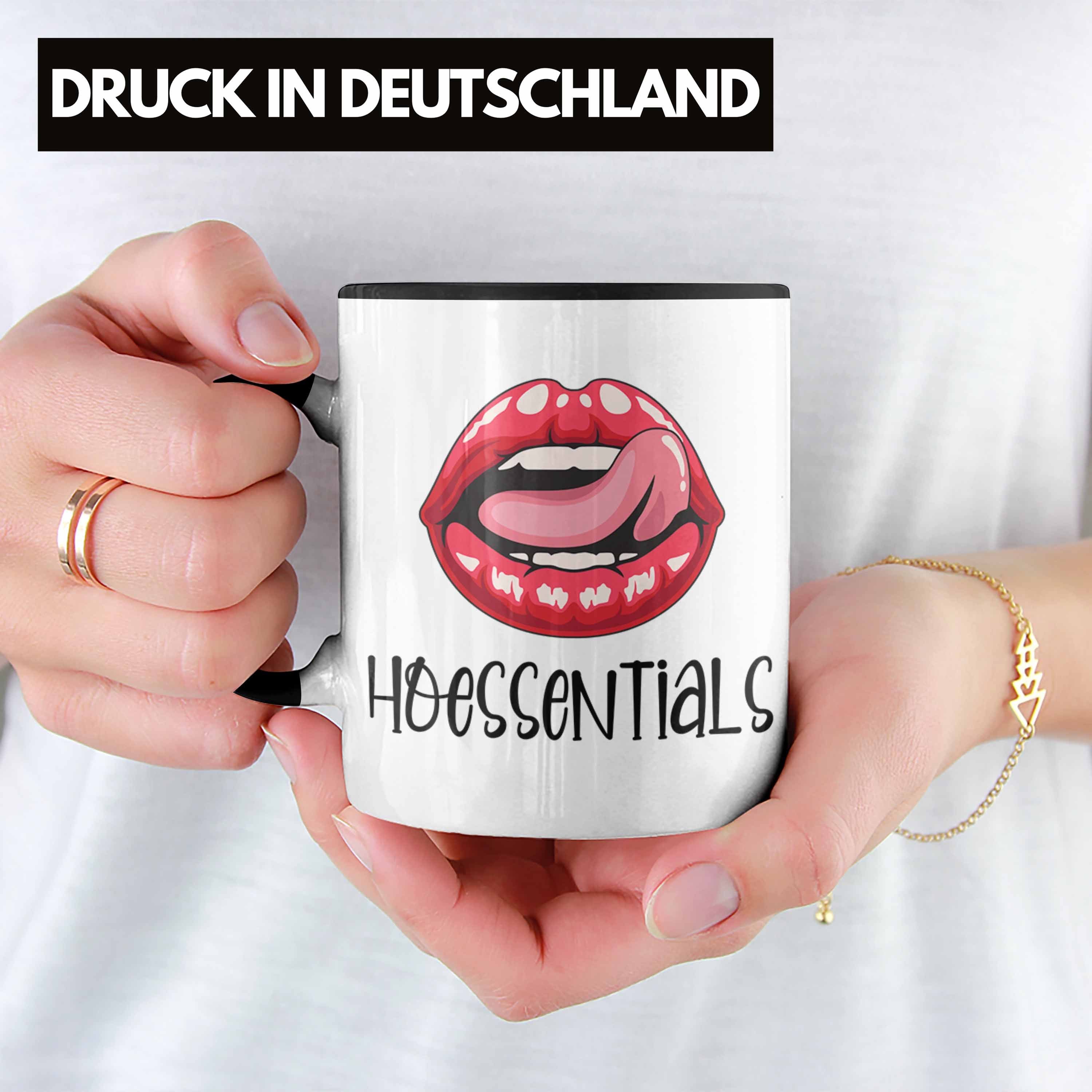 Geburtstag Tasse Frauen Trendation - Geschenk Tasse Trendation Lustige Schwarz für Hoessentials Geschenkidee Spruch