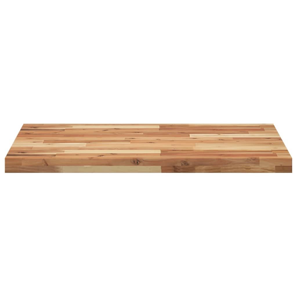 vidaXL Badezimmerspiegelschrank Waschtischplatte Ölbeschichtung 100x60x4 cm Massivholz (1-St)