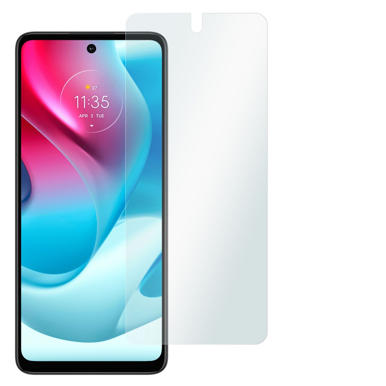 SLABO Schutzfolie 4 x Crystal Clear, Motorola Moto g60s