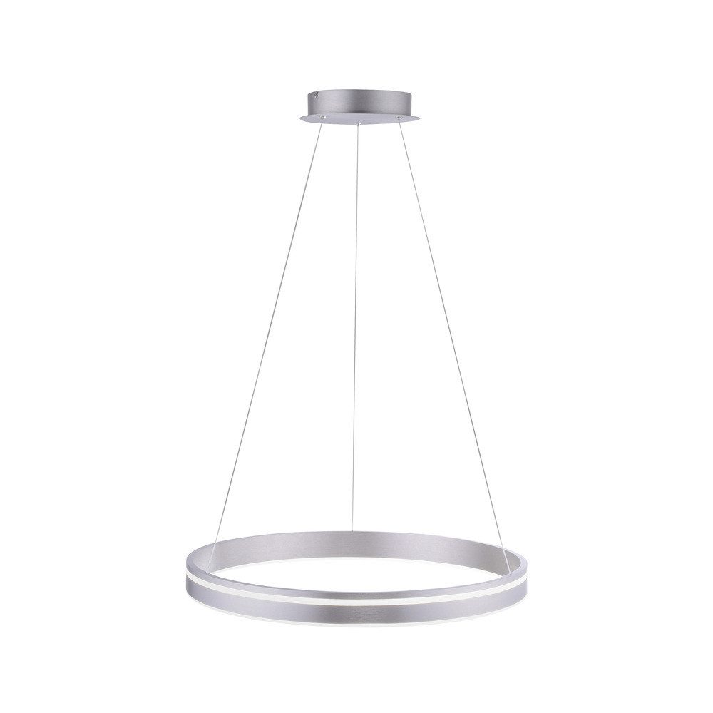 Paul Neuhaus Smarte LED-Leuchte LED Pendellampe CCT Q-Vito Ring, Smart Home, RGB+W-Farbregelung, Dimmfunktion, Memoryfunktion, mit Leuchtmittel, CCT warmweiß - kaltweiß, Pendelleuchte Ring Works with Alexa, Fernbedienung