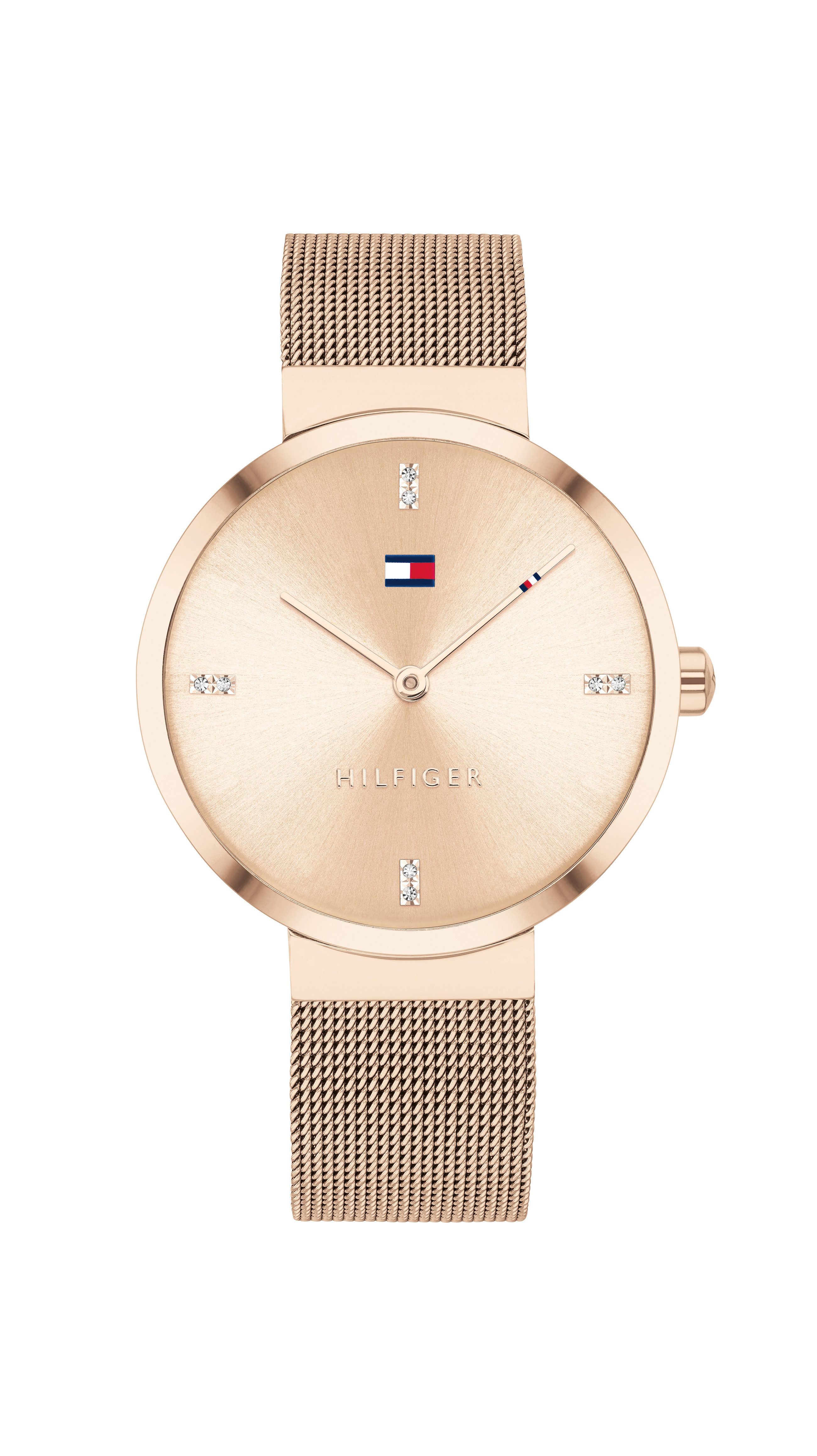 Tommy Hilfiger Quarzuhr LIBERTY 1782218, Armbanduhr, Damenuhr, Edelstahlarmband, analog