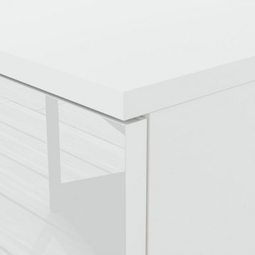 Domando Nachttisch Nachttisch Cortina, Breite 55cm, LED Beleuchtung in Weiß, Push-to-open-System, hängend