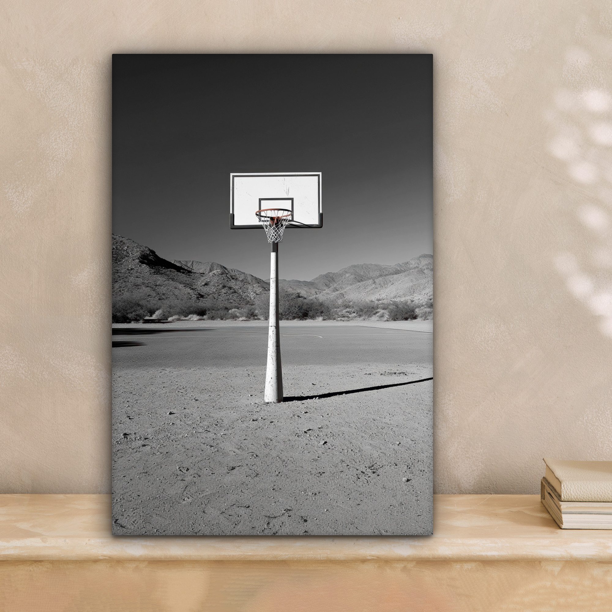 OneMillionCanvasses® Leinwandbild Basketballstange - Landschaft - günstig online kaufen