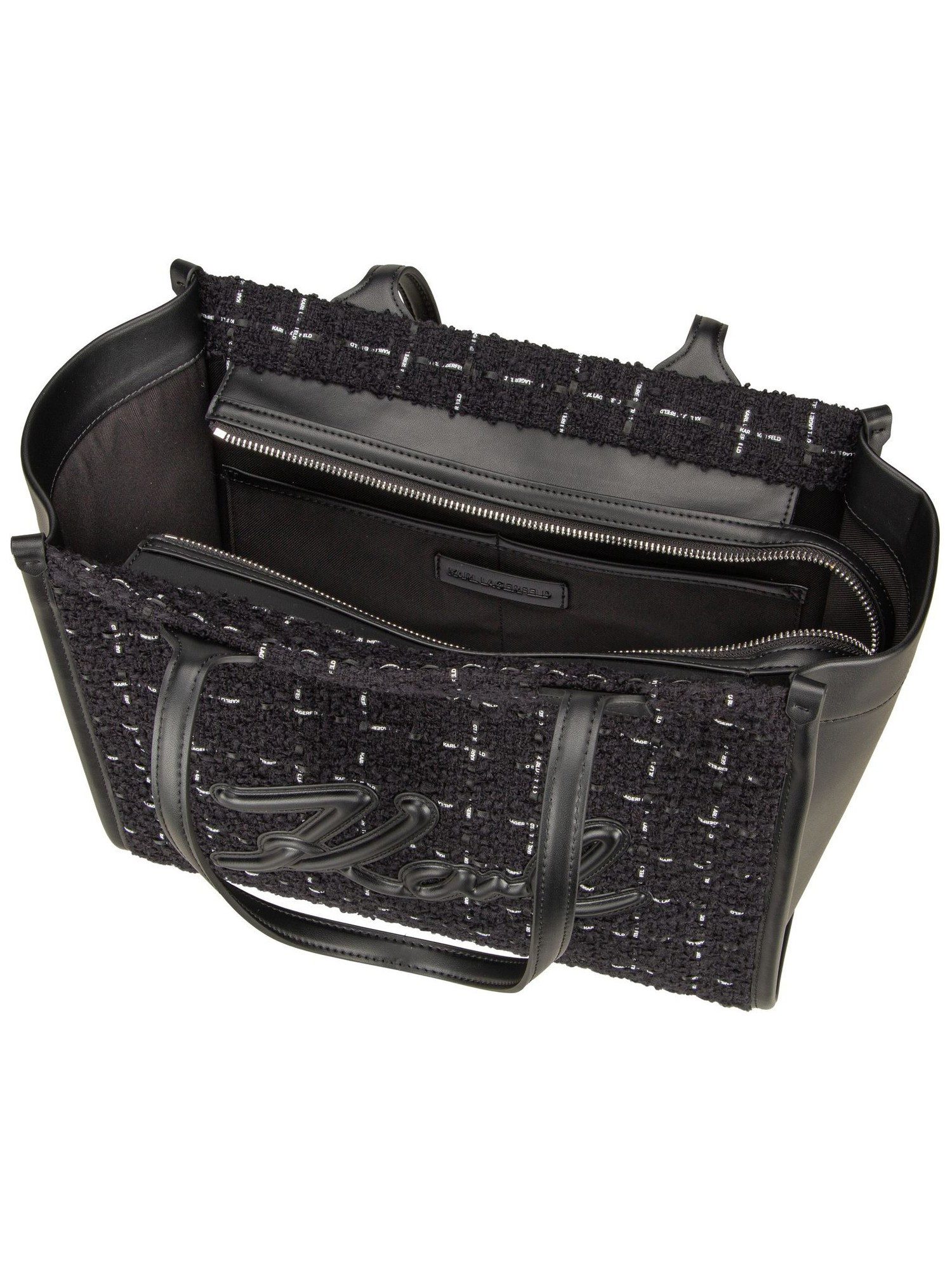 KARL LAGERFELD Shopper K/Skuare MD Tote Bouclé