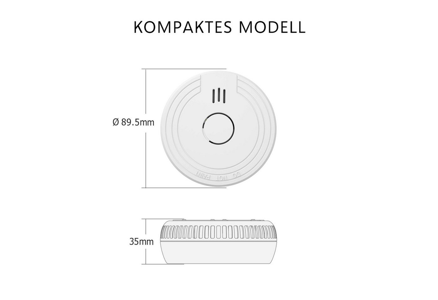 Thumbnail - Elro FS180561M Rauchmelder (6er Set Rauchmelder mit 5 Jahres Batterie und Magnetklebe-Kit)