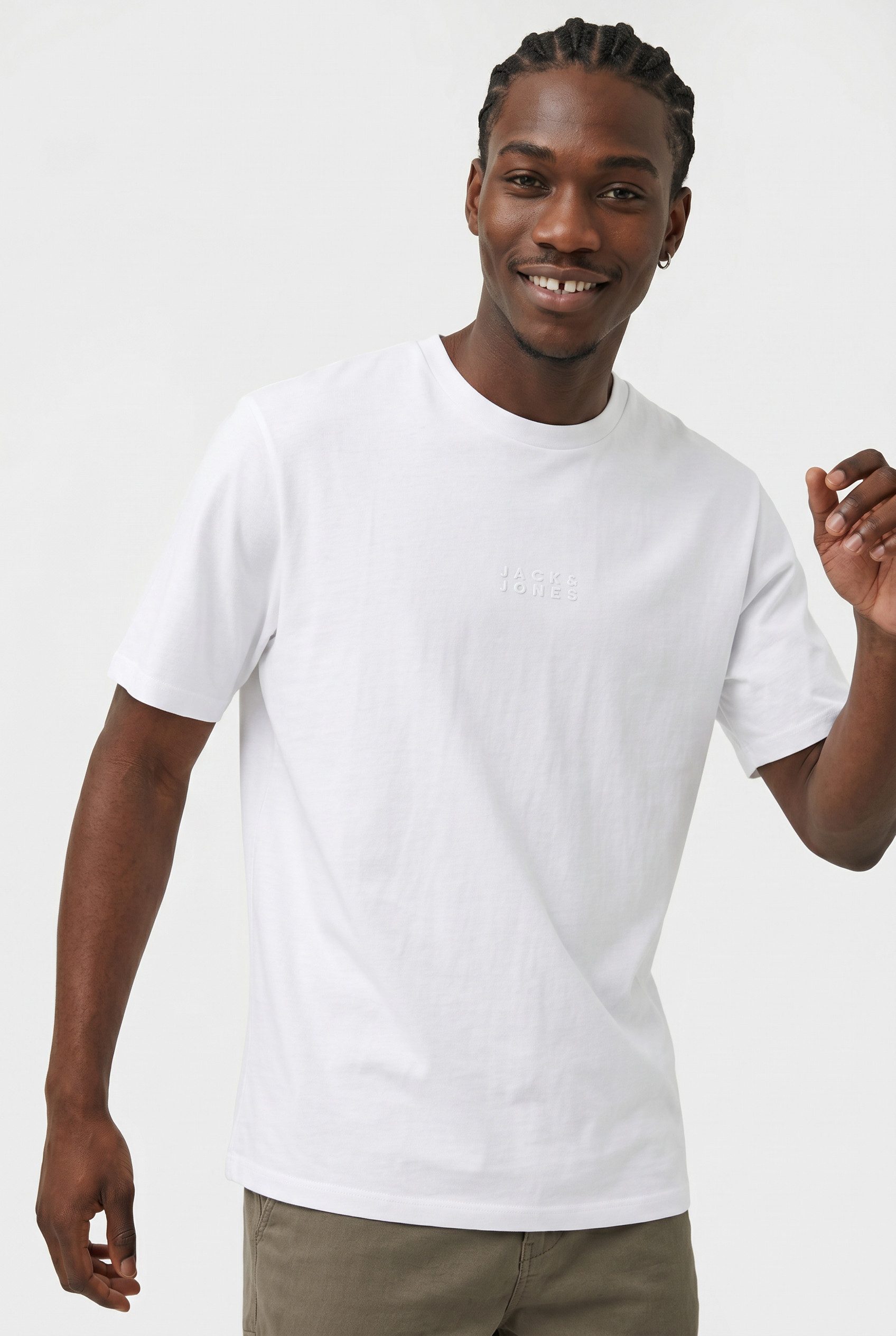 Kurzarmshirt JCOPOINT BADGE TEE SS CREW NECK