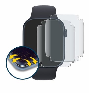 BROTECT Full-Screen Schutzfolie für Apple Watch Series 7 (45 mm), Displayschutzfolie, 2 Stück, 3D Curved matt entspiegelt Full-Screen Anti-Reflex