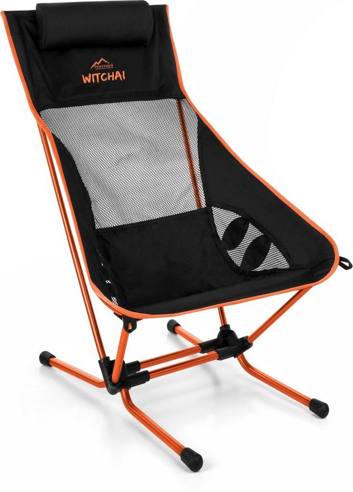 normani Campingstuhl Campingstuhl Witchai, Ultraleichter Strandstuhl  Beachchair bis 150 kg Outdoorstuhl - EXTREM kleines Packmaß