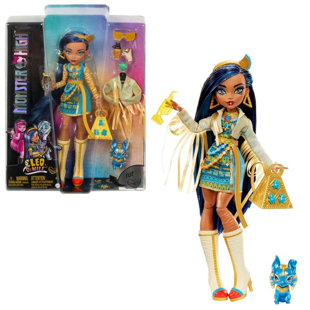 Mattel® Anziehpuppe Puppe Cleo De Nile Monster High HHK54 Spiel-Set mit Acc günstig online kaufen