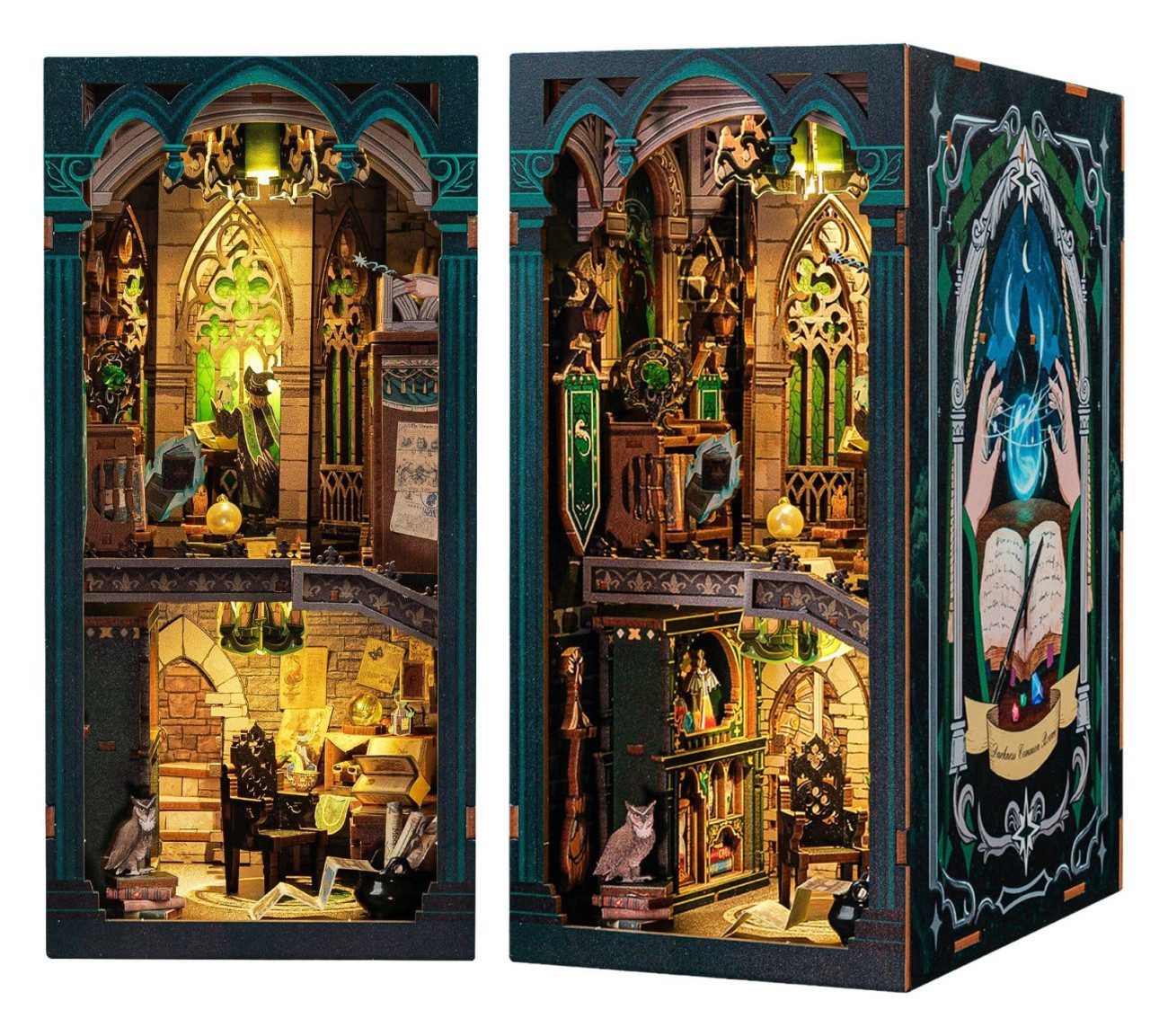 Cutebee Modellbausatz Book Nook Darkness Common Room 23 x 11 cm