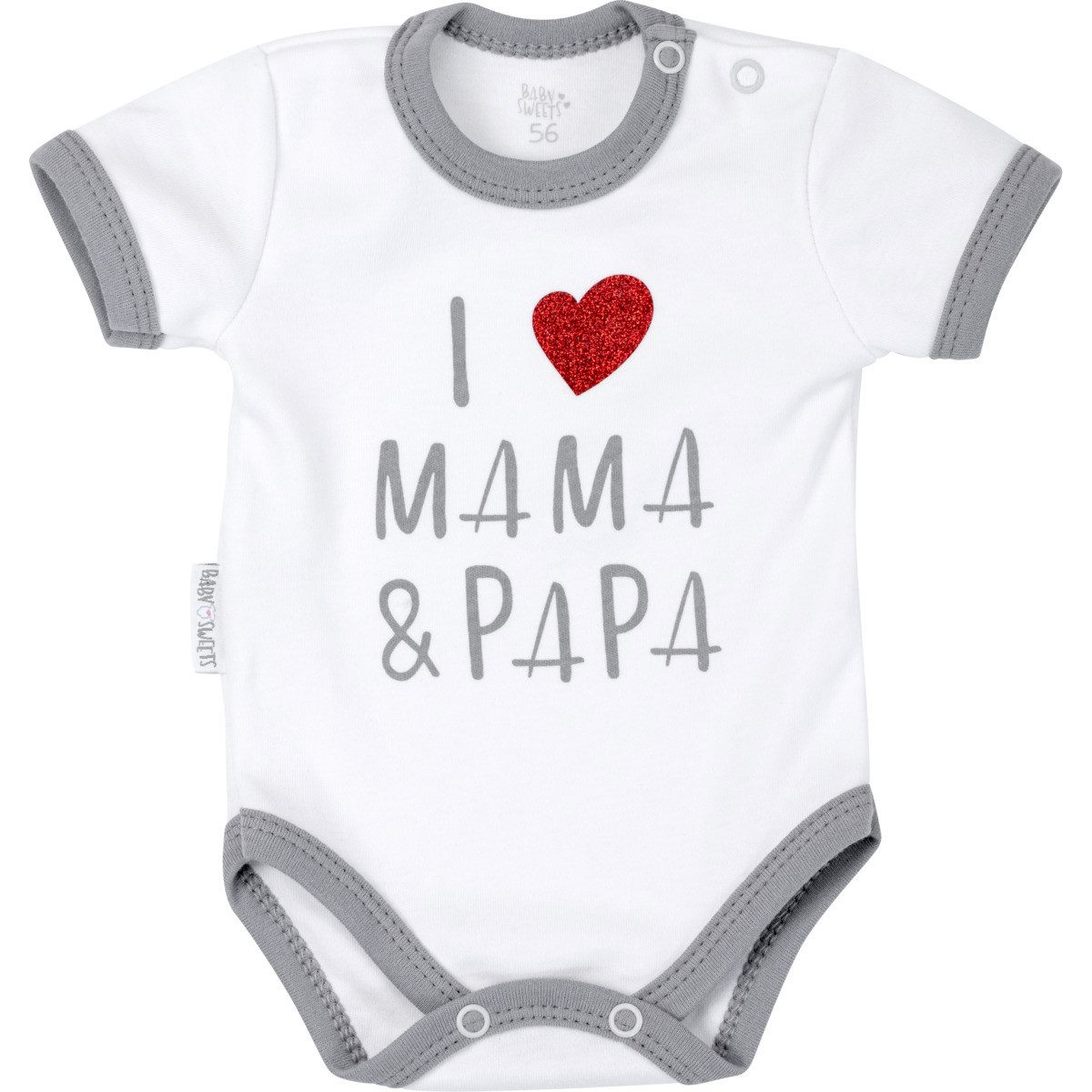 Baby Sweets Erstausstattungspaket I love Mama & Papa Unisex Kinder (Set, 14-tlg., 14) Baby Erstausstattung Paket, Erstausstattungsset Baby, Neugeborene Set