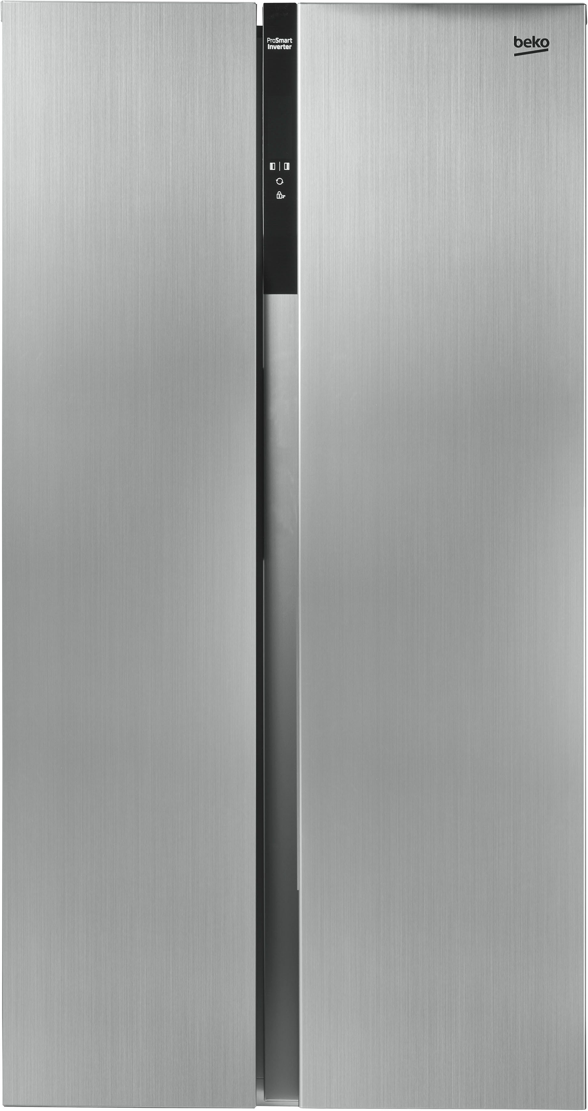 BEKO Side-by-Side GNO5322XPN 8996313200, 177 cm hoch, 90 cm breit, ProSmart Inverter Motor – langlebig und mit 10 Jahren Garantie