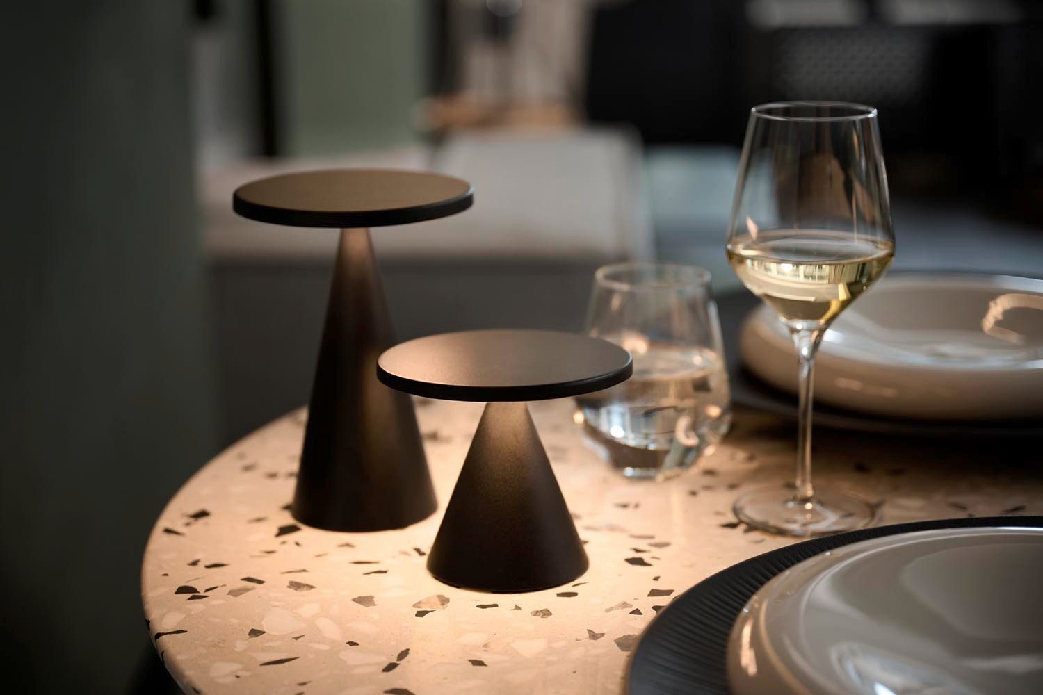 APS LED Tischleuchte Akku-Tischleuchte "CONE", Höhe günstig online kaufen