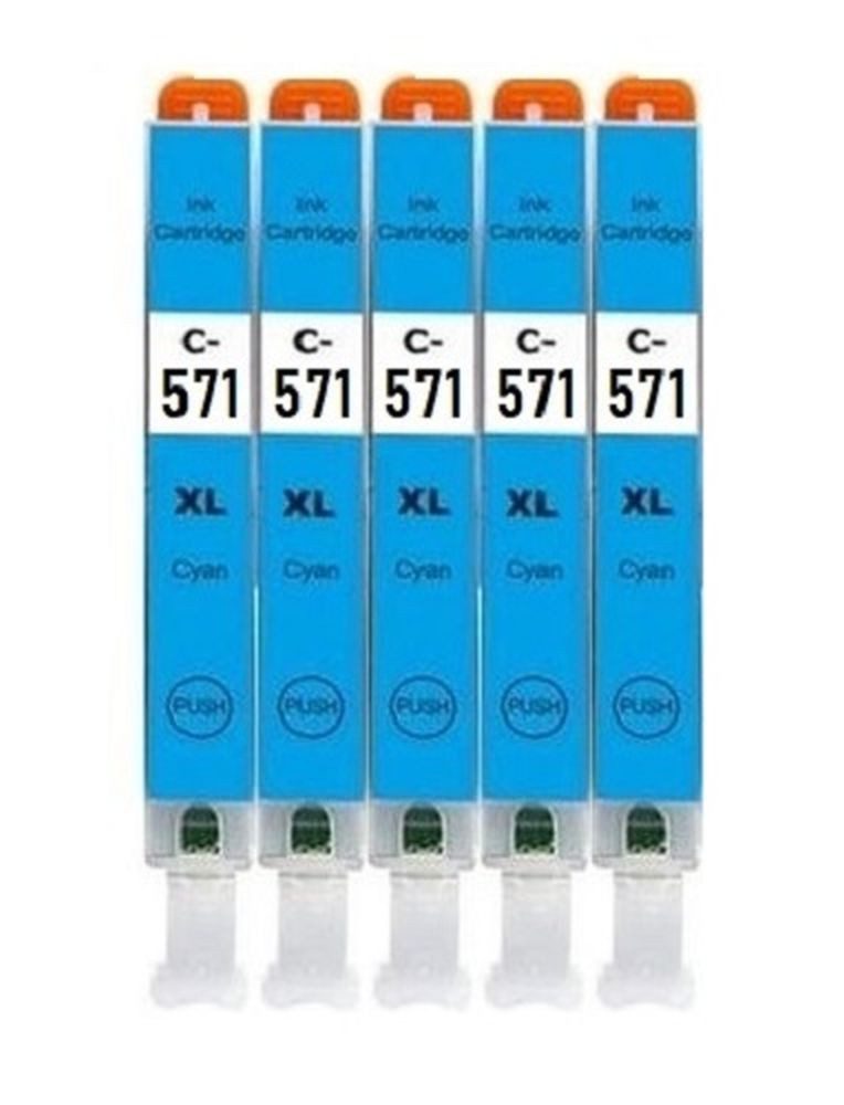 inkpro 5 x Druckerpatrone kompatibel mit Canon PGI-570 & CLI-571 Tintenpatrone (für Pixma MG5750, MG5751, MG5752, MG5753, MG6850, MG6851, MG6852, MG6853, MG7750, MG7751, MG7752, MG7753, TS5050, TS5051, TS5053, TS5055, TS6050, TS6051, TS6052, TS8050, TS8051, TS8052, TS8053, TS9050, TS9055, XL Füllmengen: PGI-570XL = 22 ml, CLI-571XL alle Farben = je 13 ml)