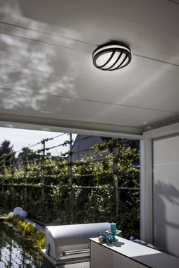 LUTEC LED Außen-Wandleuchte Seine, LED fest integriert