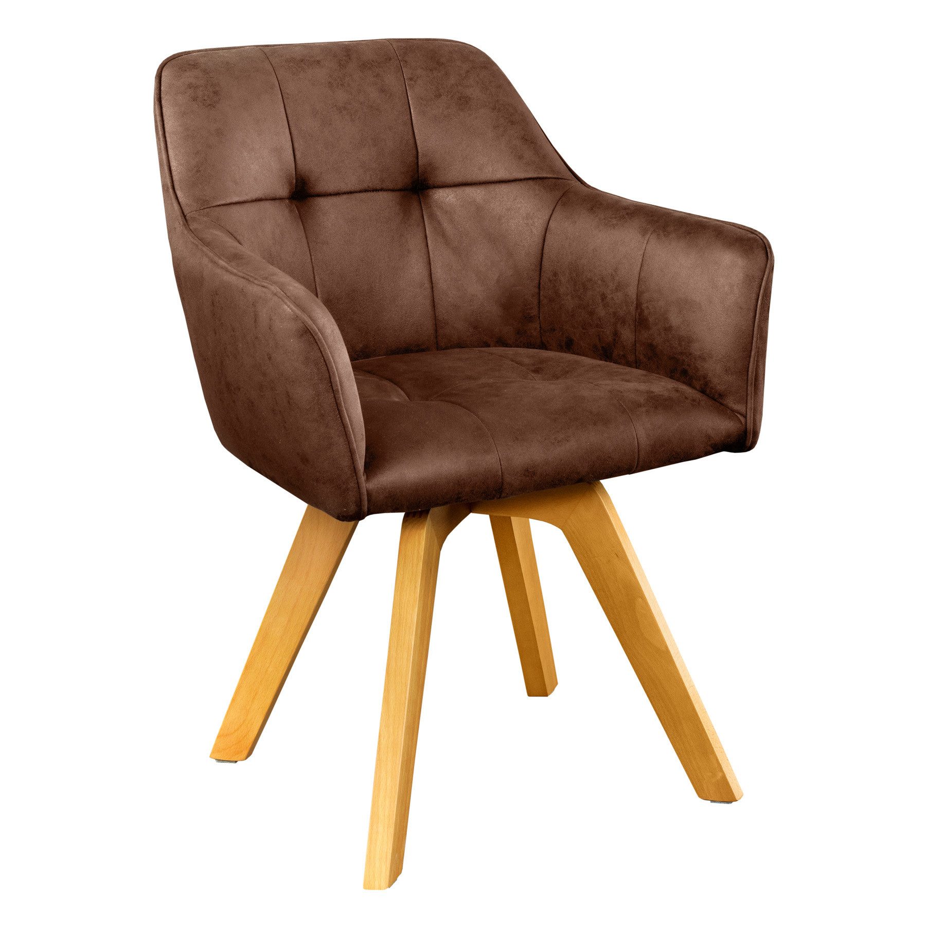 riess-ambiente Esszimmerstuhl LOFT antik braun / natur (Einzelartikel, 1 St günstig online kaufen