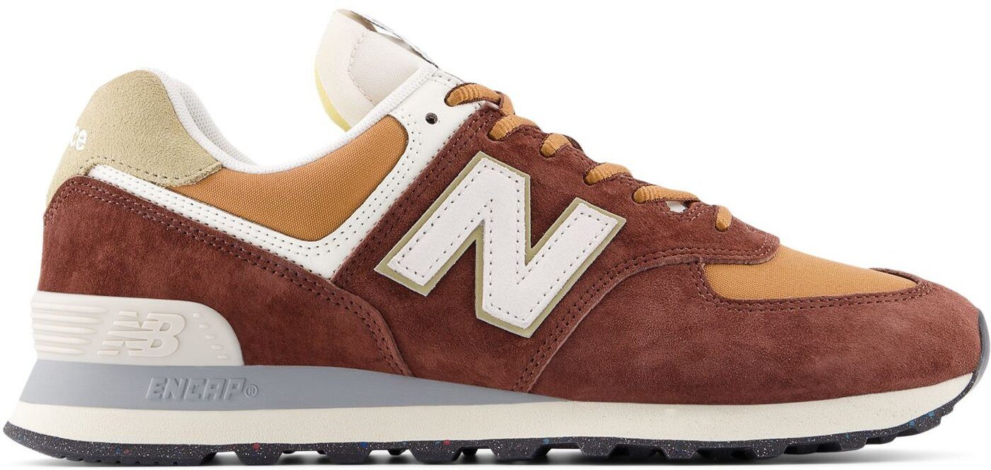 New Balance 574 braun, Ocker, weiß, grau Herren New Balance Sneaker Sneaker günstig online kaufen