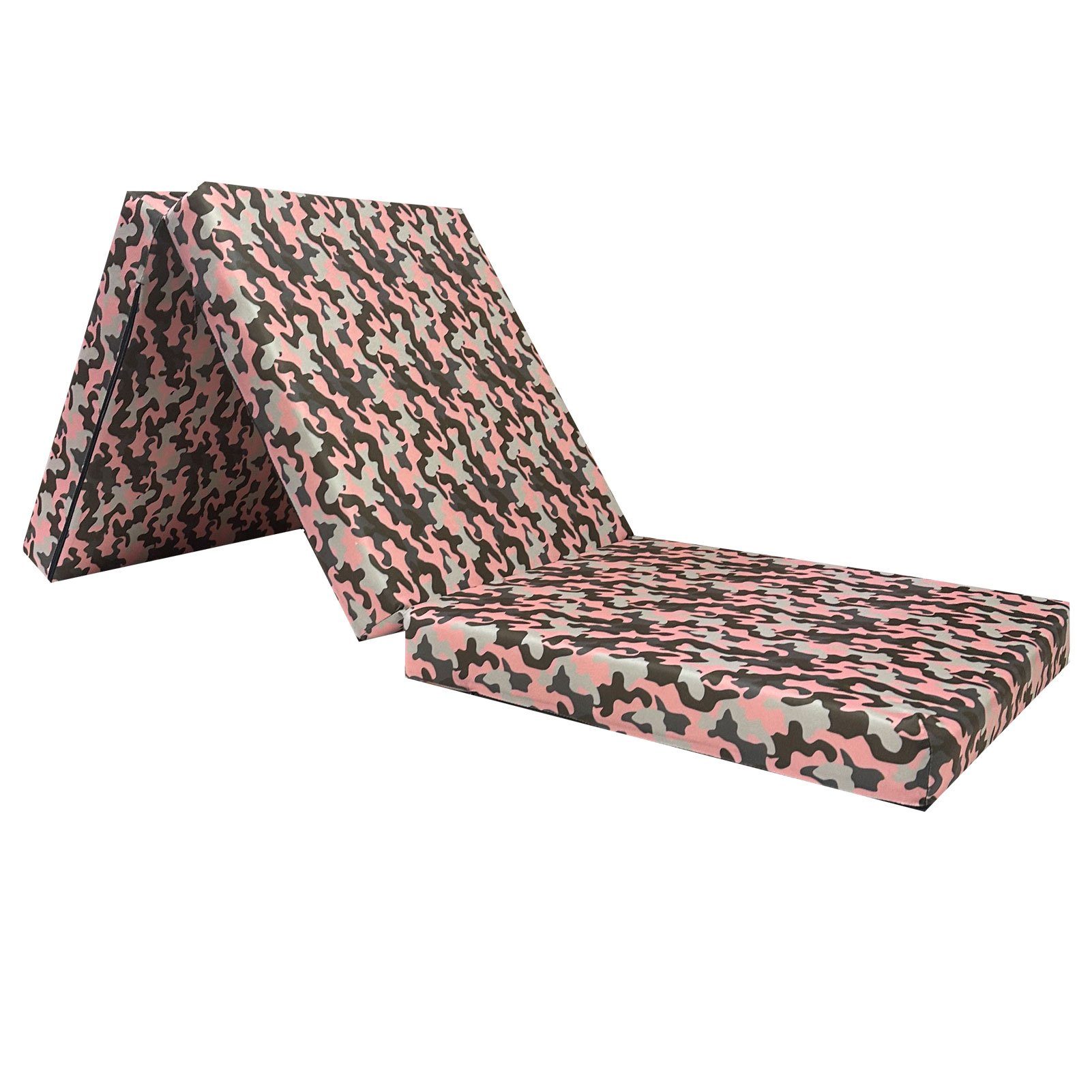 Klappmatratze Klappmatratze Gästematratze L - FORTISLINE "CAMO" PINK 195x80x9cm