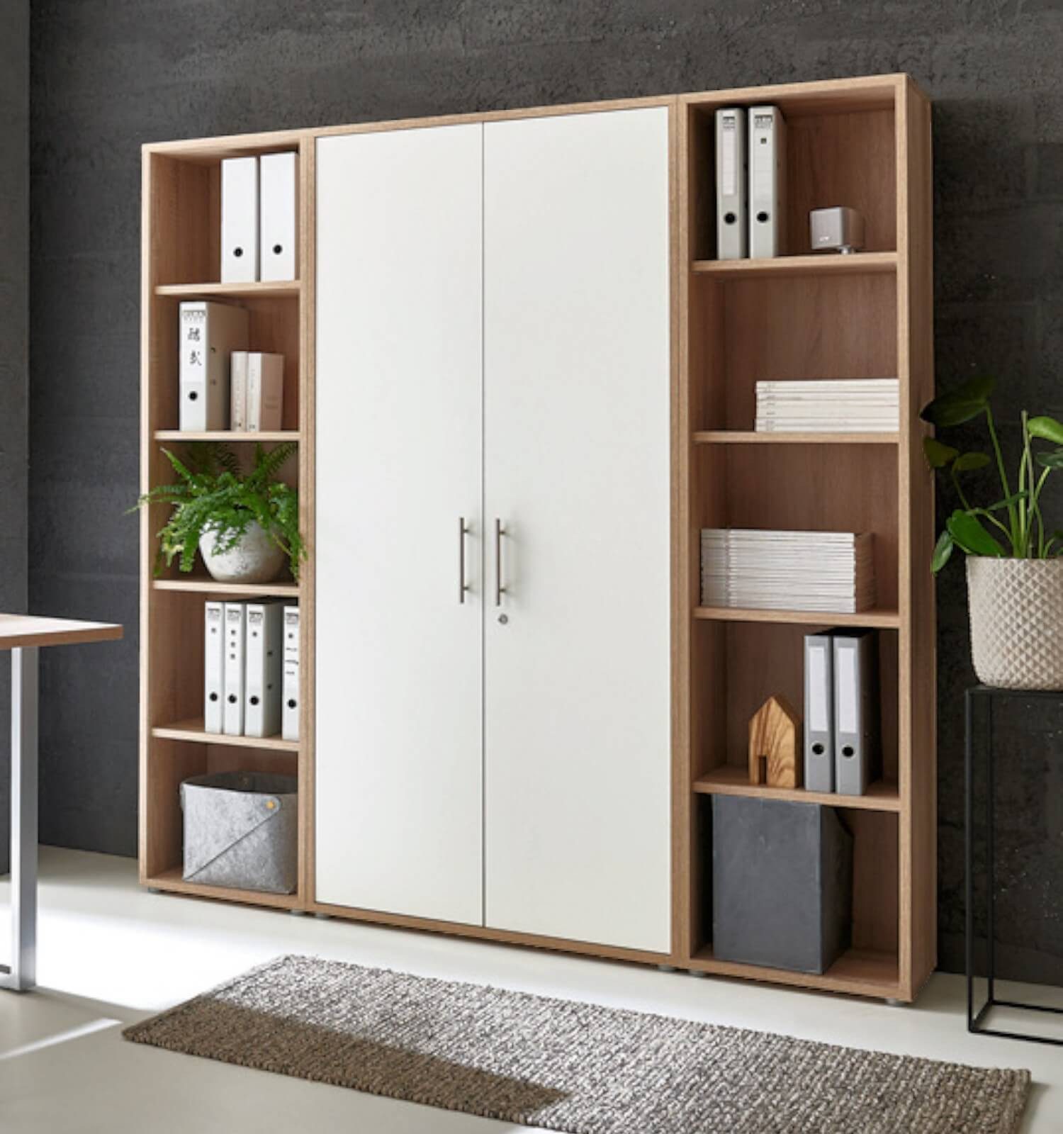 BMG Möbel Aktenschrank Office Edition 3 (Schrankwand Set, 3tlg) abschließba günstig online kaufen