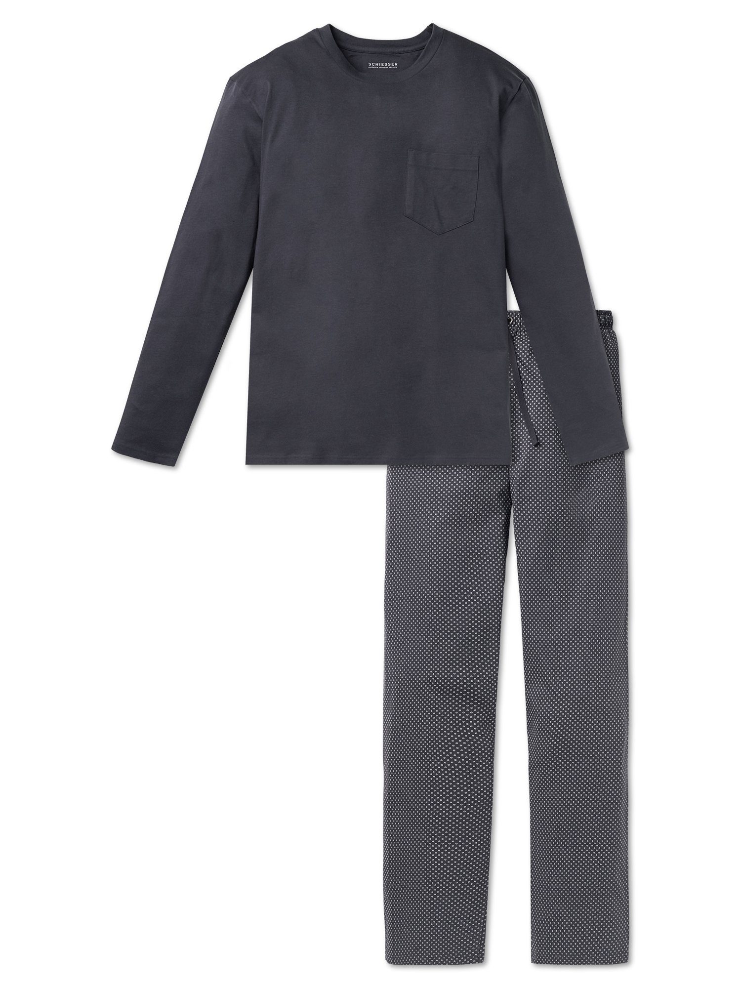 Schiesser Pyjama Ebony günstig online kaufen
