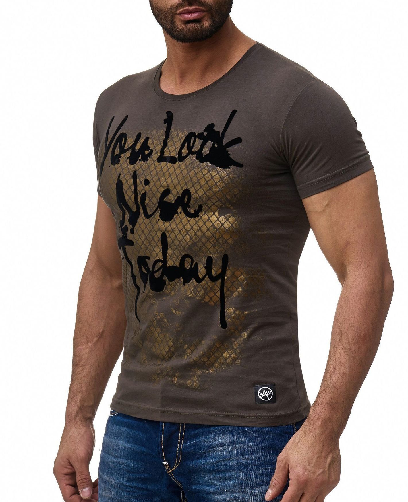 Egomaxx T-Shirt T Short Sleeve AufMotiv günstig online kaufen