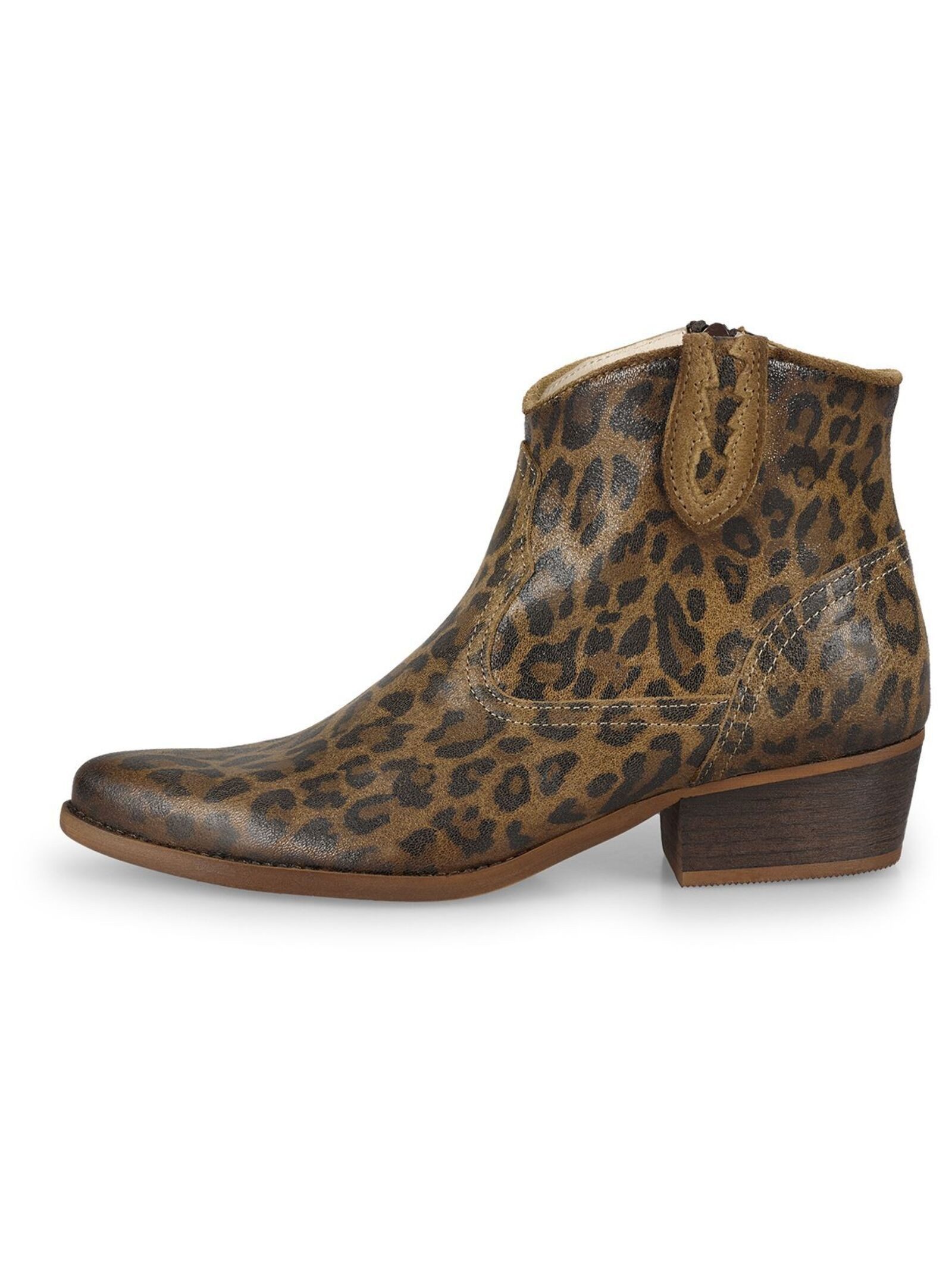 Felmini Stiefelette Veloursleder Cowboy Stiefelette günstig online kaufen