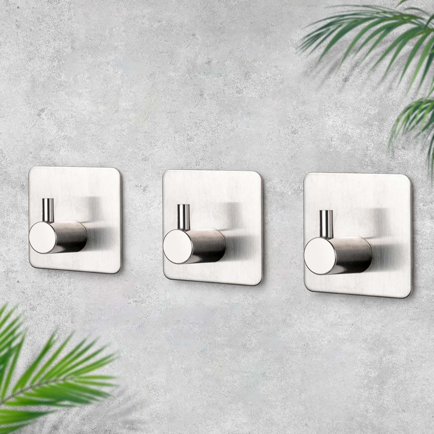 DANIHOME Klebehaken Wandhaken Chrome Silber – Handtuchhalter ohne Bohren Ed günstig online kaufen