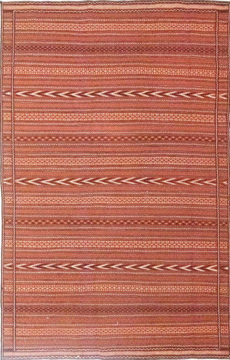 Orientteppich Kelim Fars 199x294 Handgewebter Orientteppich / Perserteppich, Nain Trading, rechteckig, Höhe: 4 mm