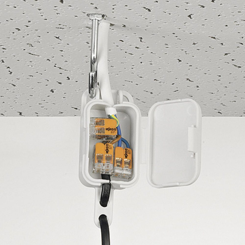 WAGO Verbindungsklemme WAGO 221-412-100 221 Verbindungsklemme flexibel: 0.14-4 mm² starr: 0.2
