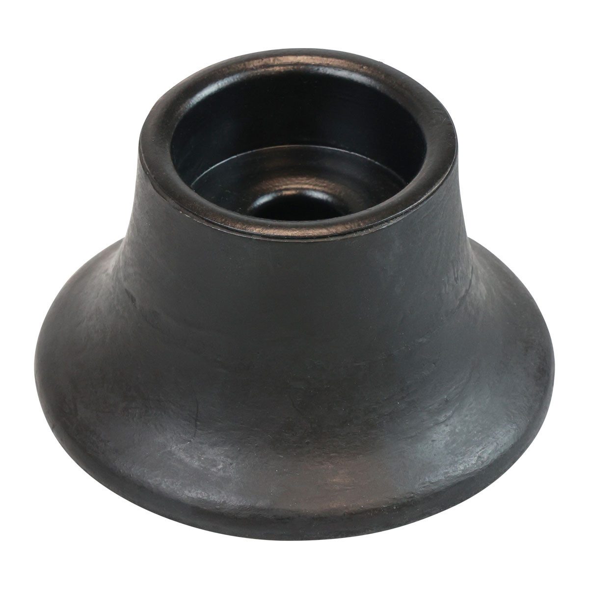 Kerzenhalter Kerzenständer Schwarz Keramik Ø12,5cm H7cm Deko Modern