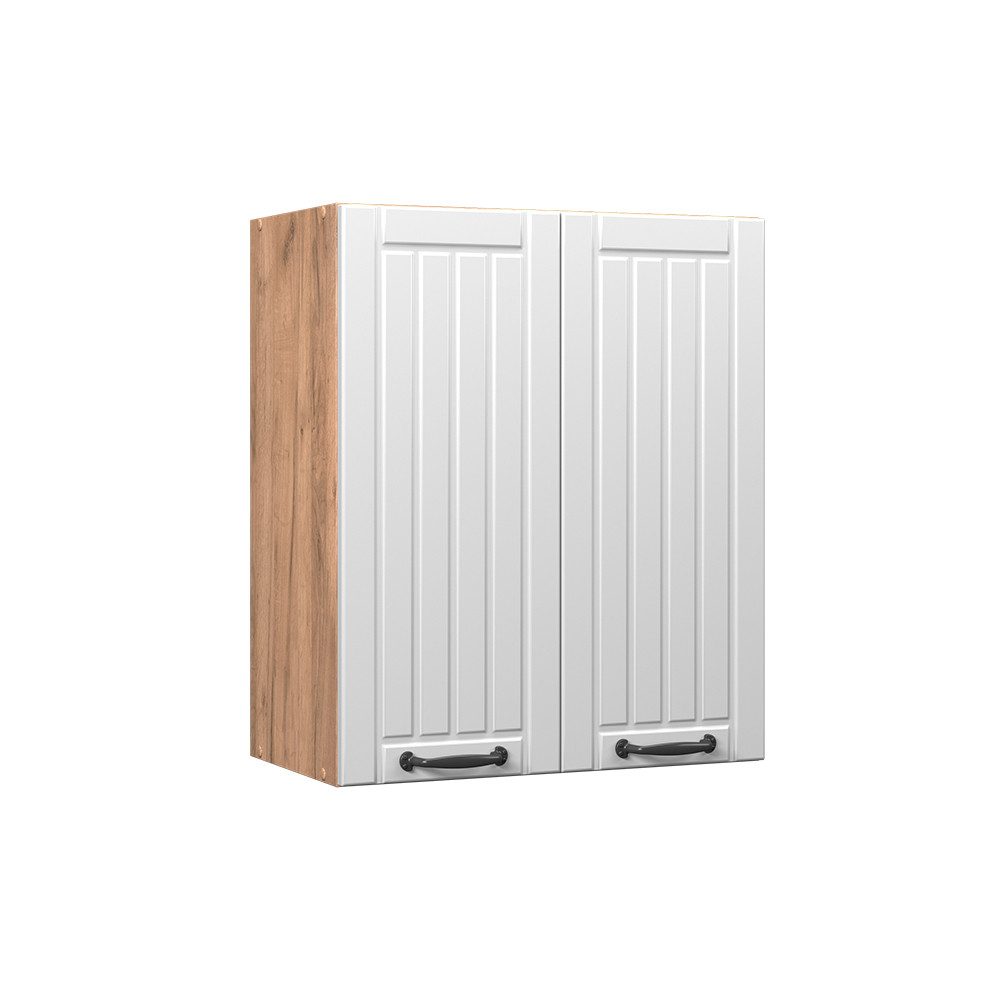 Vicco Hängeschrank Fame-Line, Weiß Landhaus/Goldkraft Eiche, günstig online kaufen