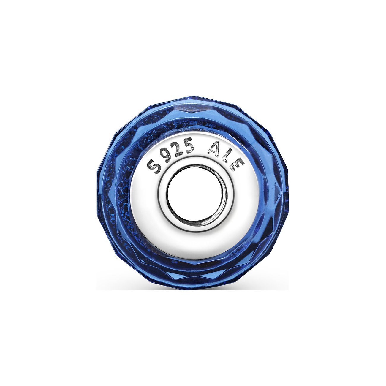 Pandora Bead Moments Facettiertes Blaues Murano Glas