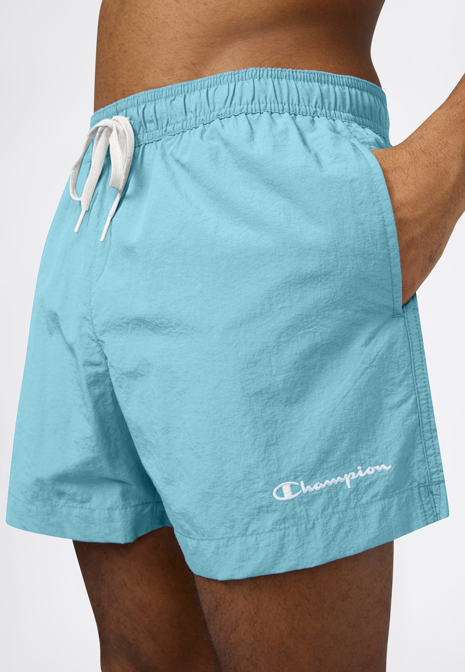 Champion Badeshorts Beachshort Standard Fit schnelltrocknendes Material, aus Polyamid, bequeme Passform