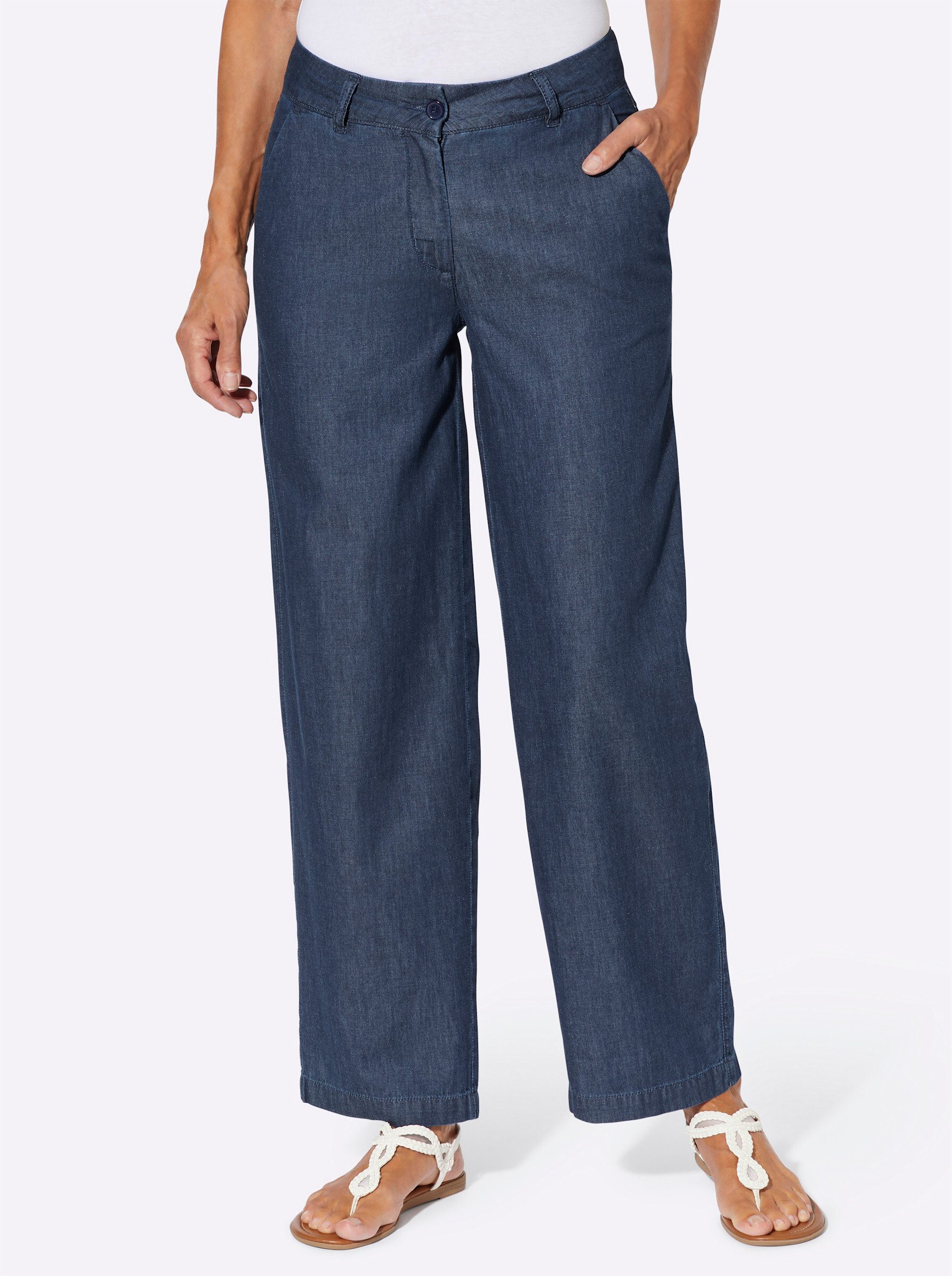 Sieh an! Bequeme Jeans Jeans-Culotte komfortabel günstig online kaufen