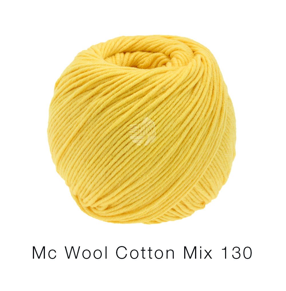 LANA GROSSA Mc Wool Cotton Mix 130 Häkelwolle, 130 m
