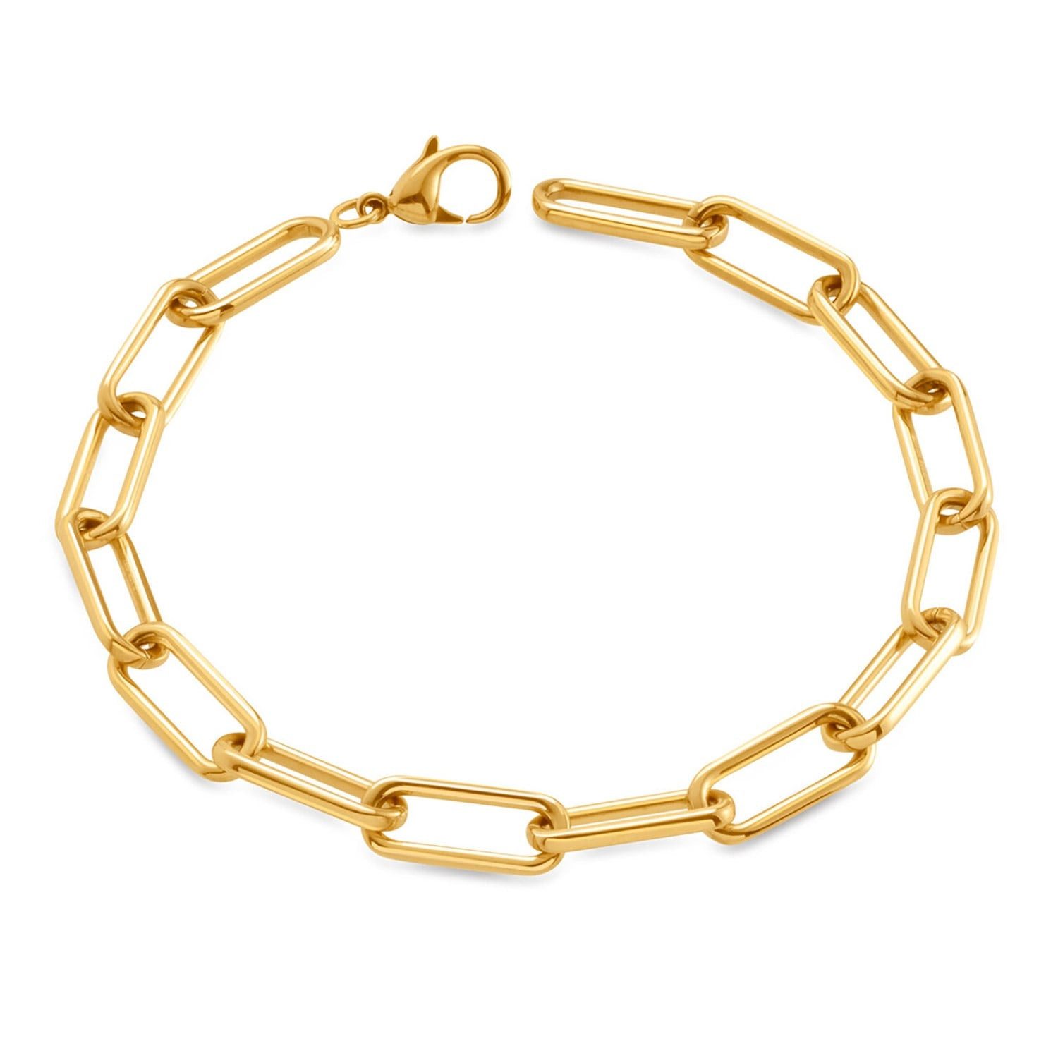 Boccia Gliederarmband DamenTitan Goldfarben