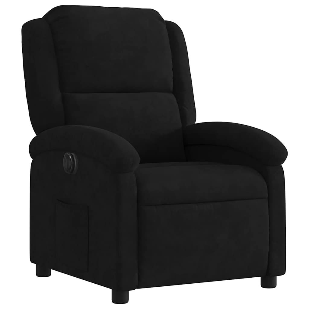 vidaXL Sessel Relaxsessel Elektrisch Schwarz Samt günstig online kaufen