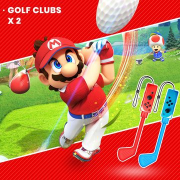 Jioson 10-in-1 Switch Spiele Zubehör Sets für Nintendo Sports Controller Switch-Controller (Geeignet für Erwachsene und Kinder, 10 St)