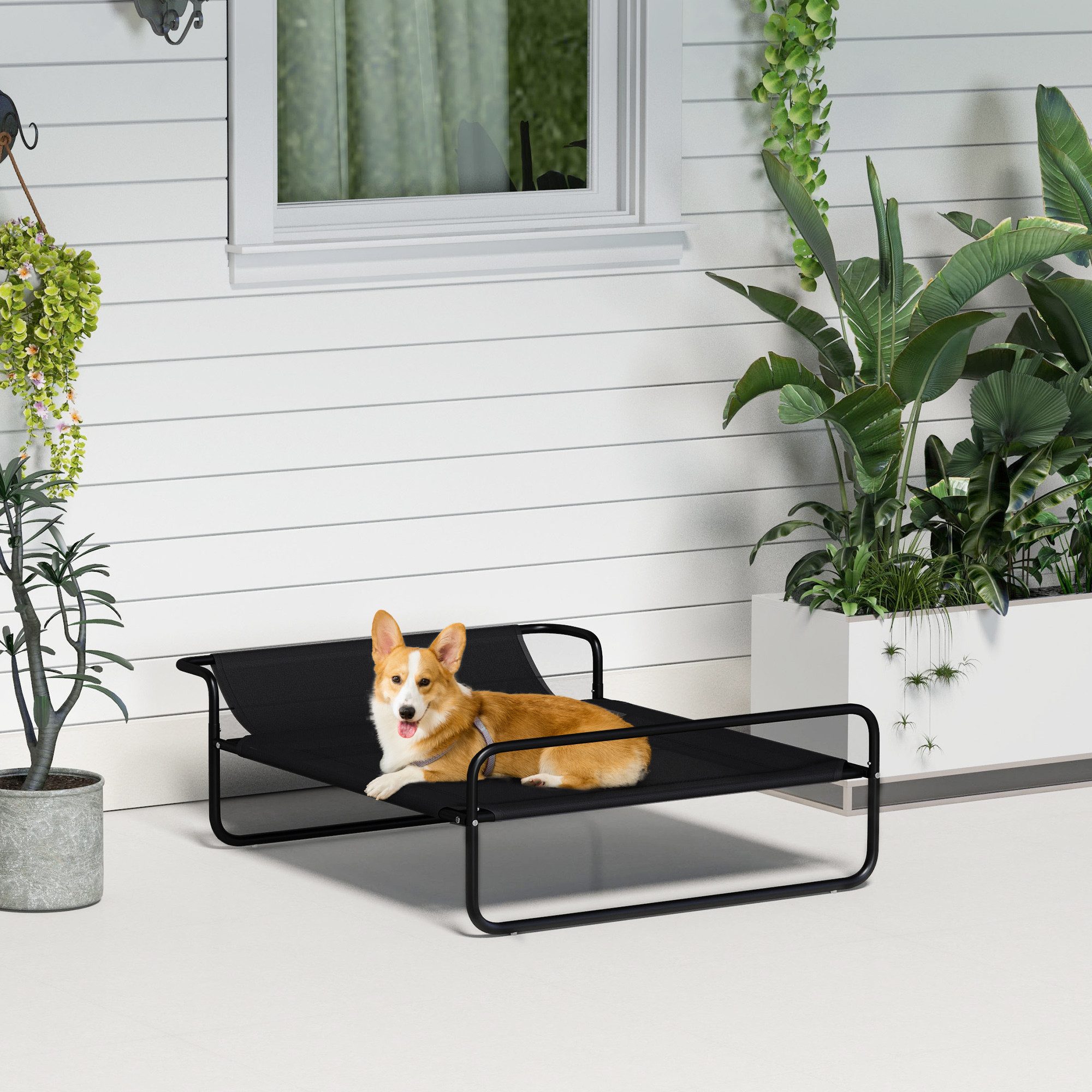 PawHut Tierbett mit atmungsaktivem Mesh-Bezug, Atmungsaktives günstig online kaufen