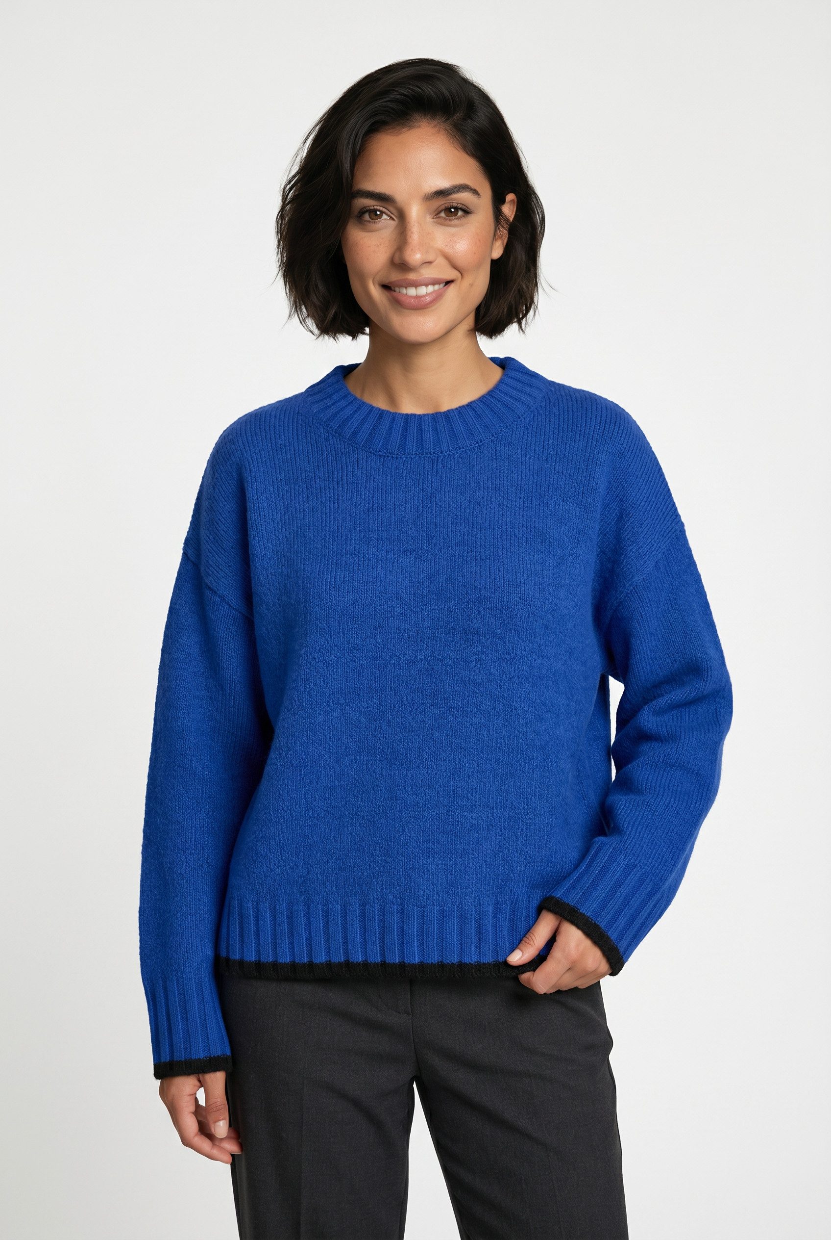 Vero Moda Strickpullover VMSHADOW LS O-NECK PULLOVER BOO