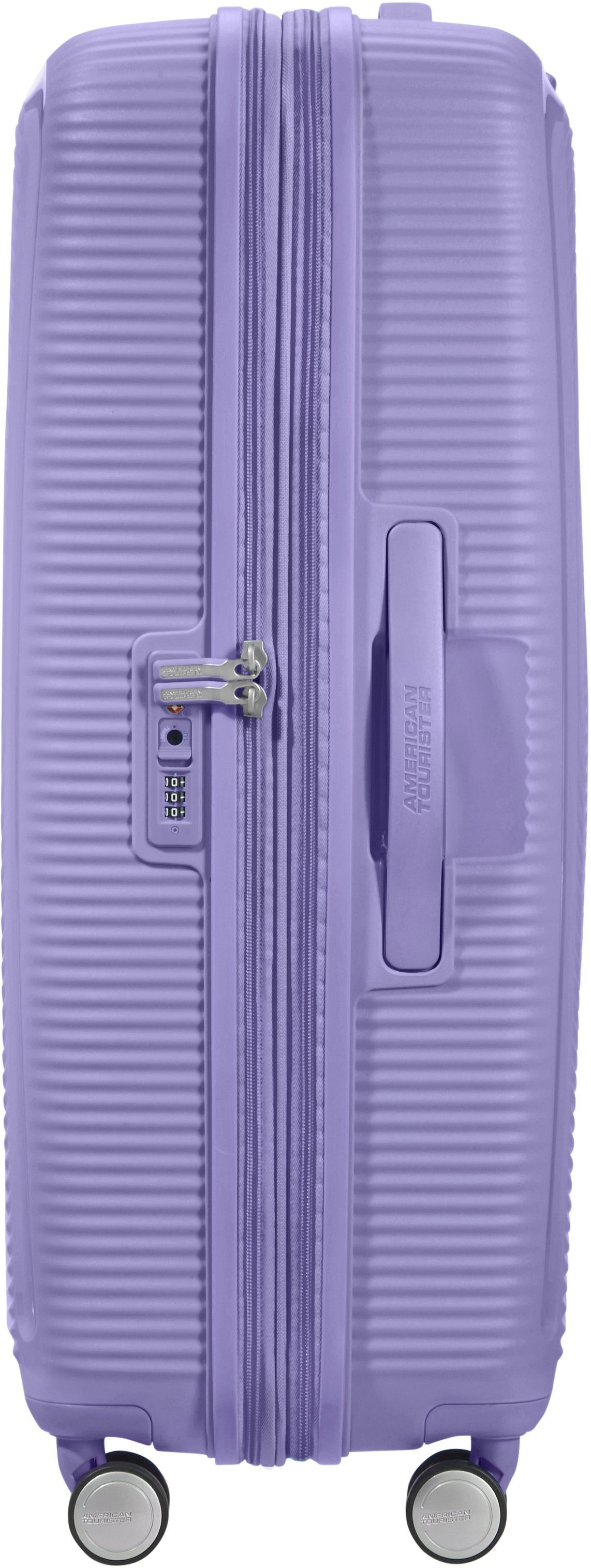 American Tourister® Hartschalen-Trolley SOUNDBOX, in verschiedenen Farben und Größen, 4 Rollen, Reisekoffer Trolley Aufgabegepäck TSA-Zahlenschloss Volumenerweiterung